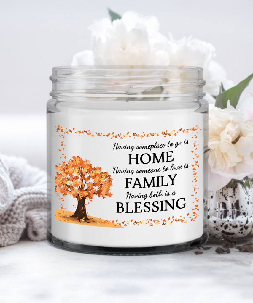 Candle House Warming Blessing Gift - Blessing