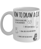 Draw A Cat Coffee Mug