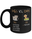 Dogs Vs Cats Coffee Mug