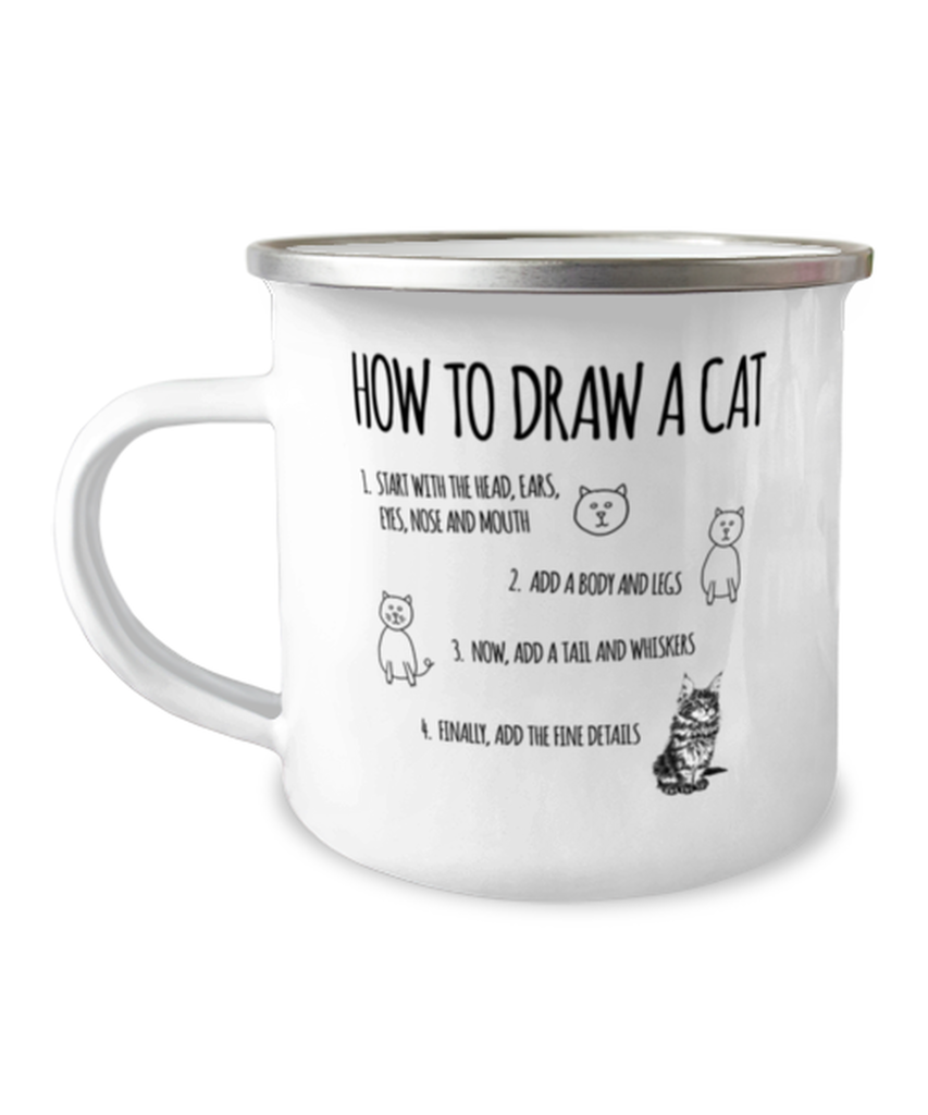 Draw A Cat Camper Mug