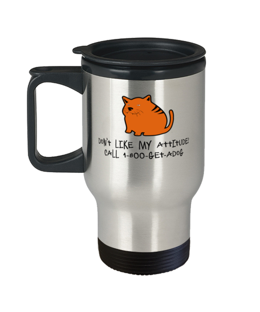 Cat Attitude Travel Mug