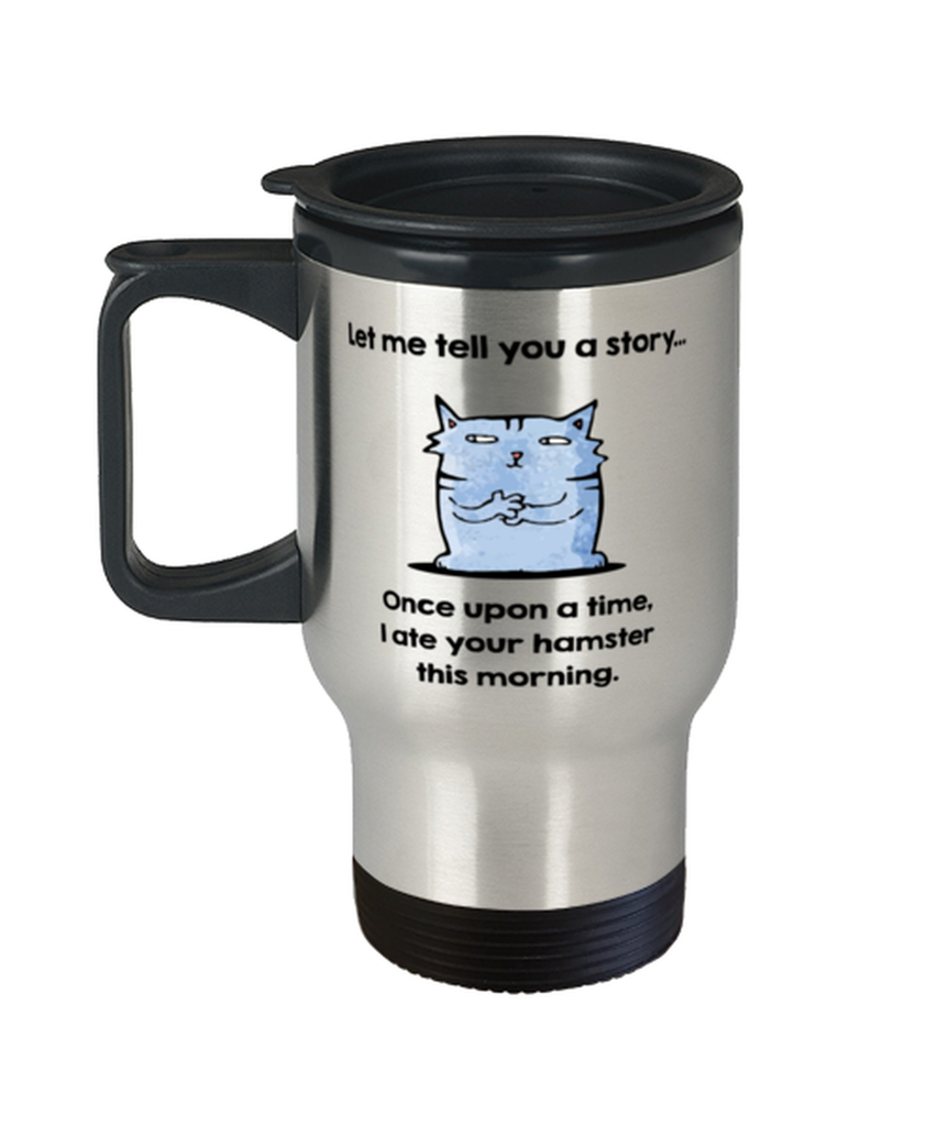 Hungry Cat Travel Mug
