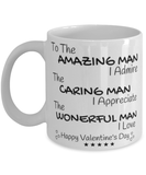Valentine's Day Man Coffee Mug