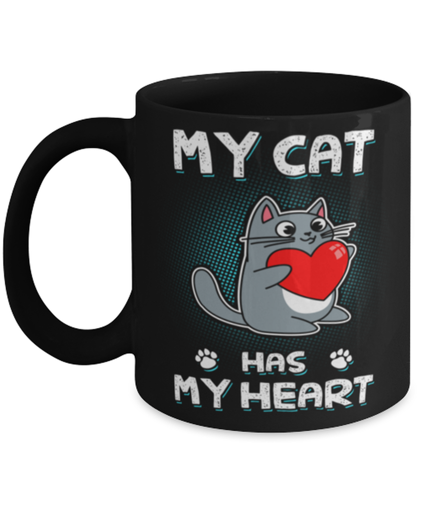 Valentine's Day Cat Coffee Mug