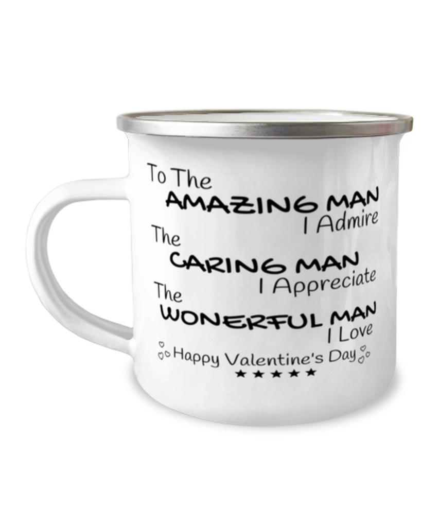 Valentine's Day Man Camping Mug