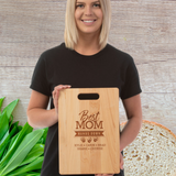 BEST MOM HANDS DOWN CUTTING BOARD