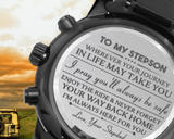 Engraved Watch For Stepson From Stepdad - I'll Always Be Here For You