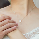 Christmas Gift For Mom From Daughter - Love Knot Necklace Gift