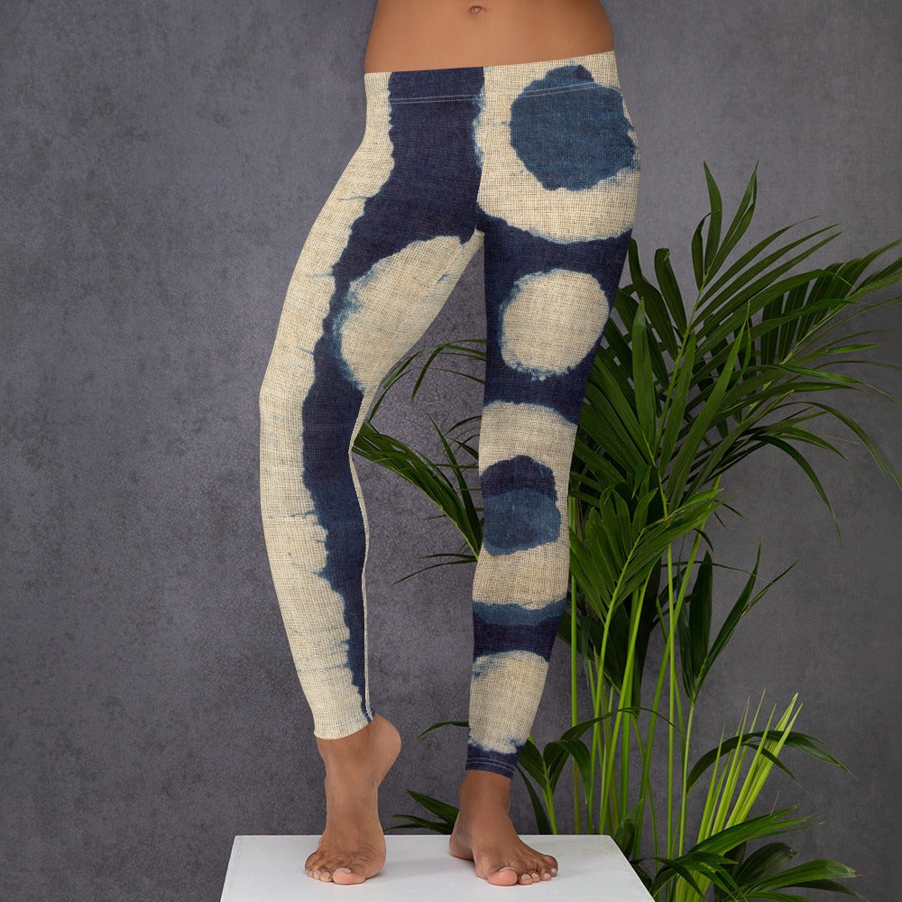 Indigo Tie Dye Leggings 7