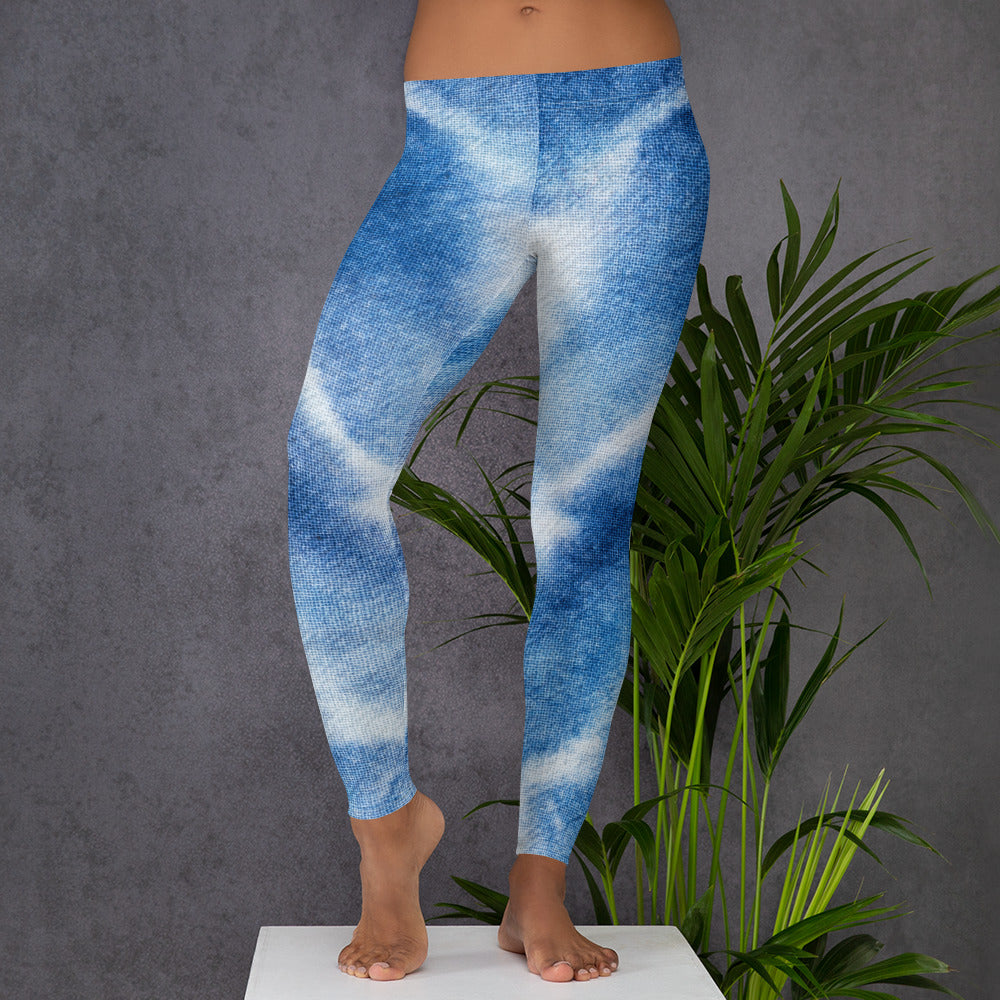 Indigo Tie Dye Leggings 2