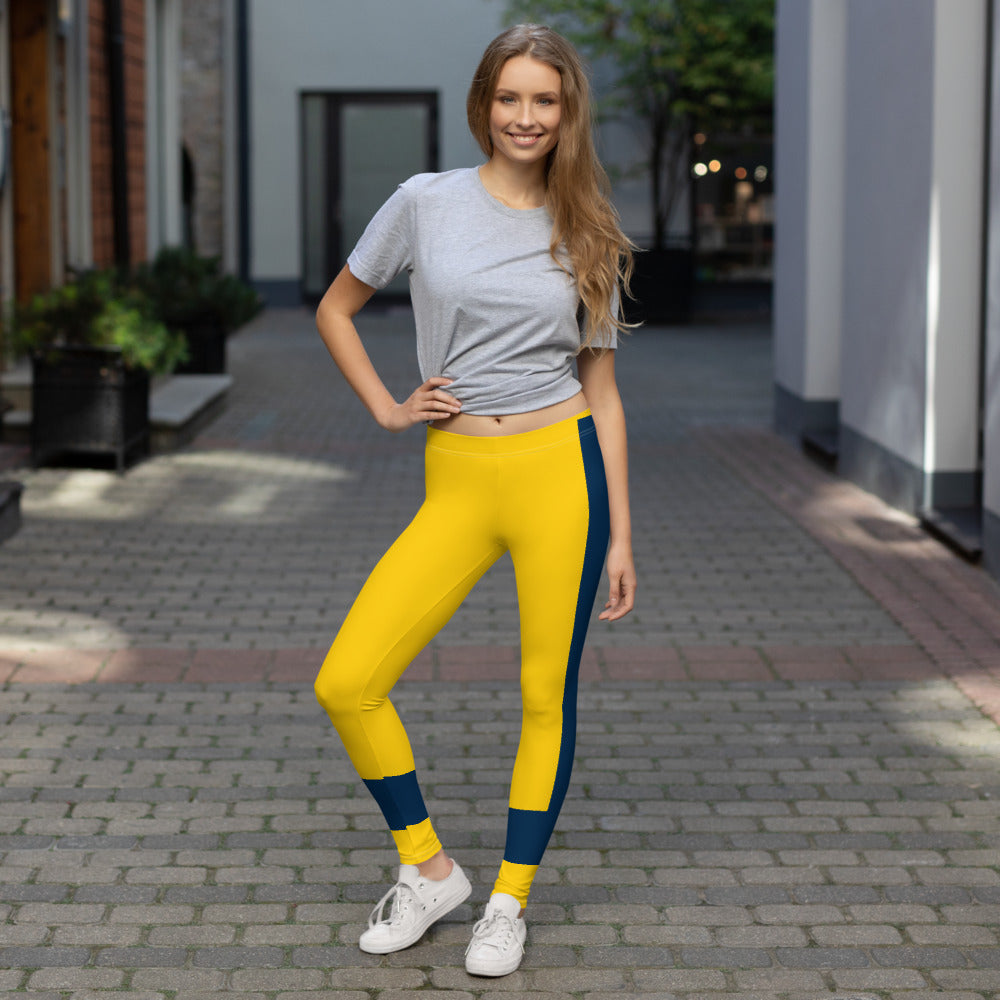 Michigan Football Fan Leggings