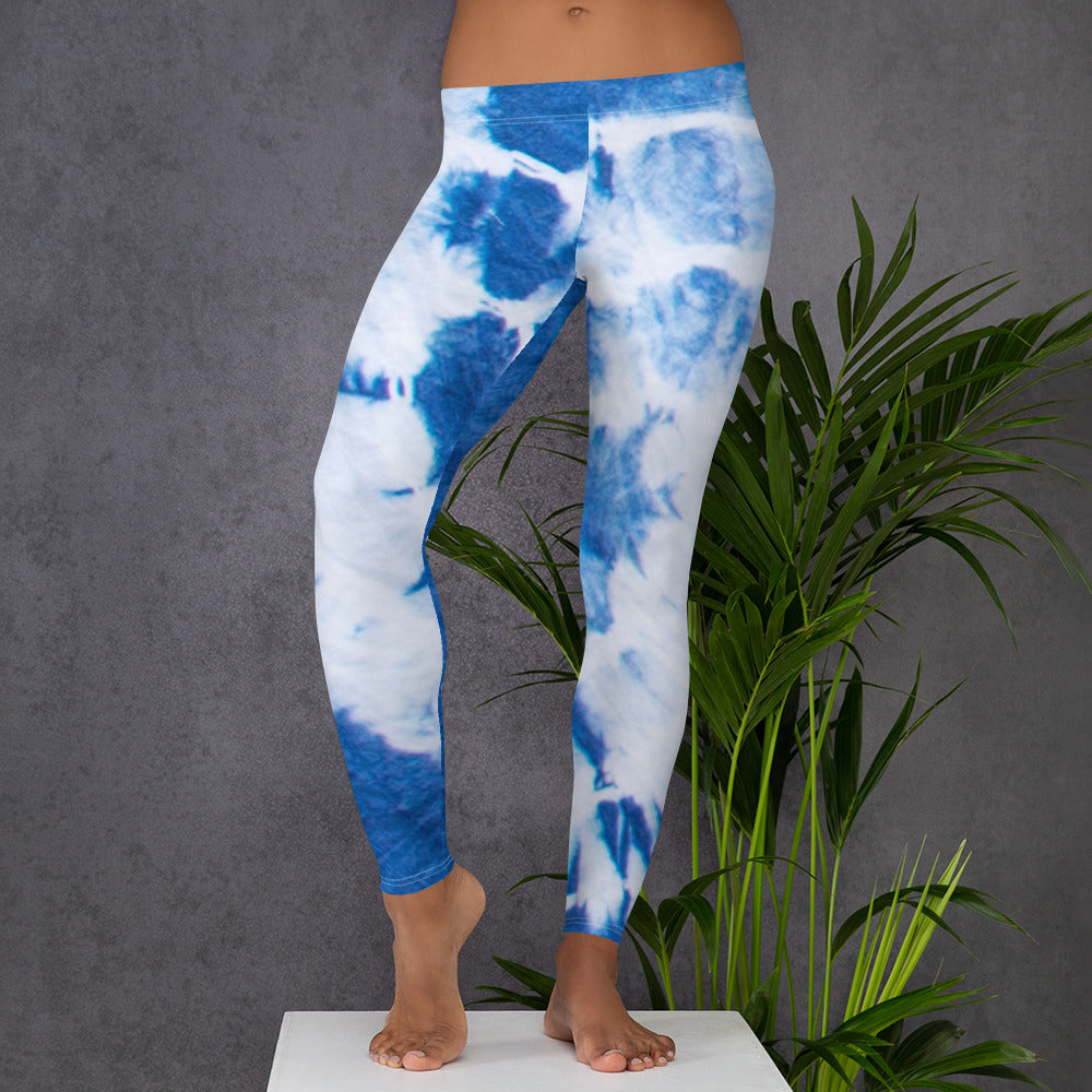 Indigo Tie Dye Leggings 8