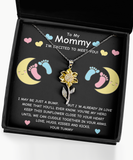 Sunflower Necklace Gift For Expecting Mom- To My Mommy