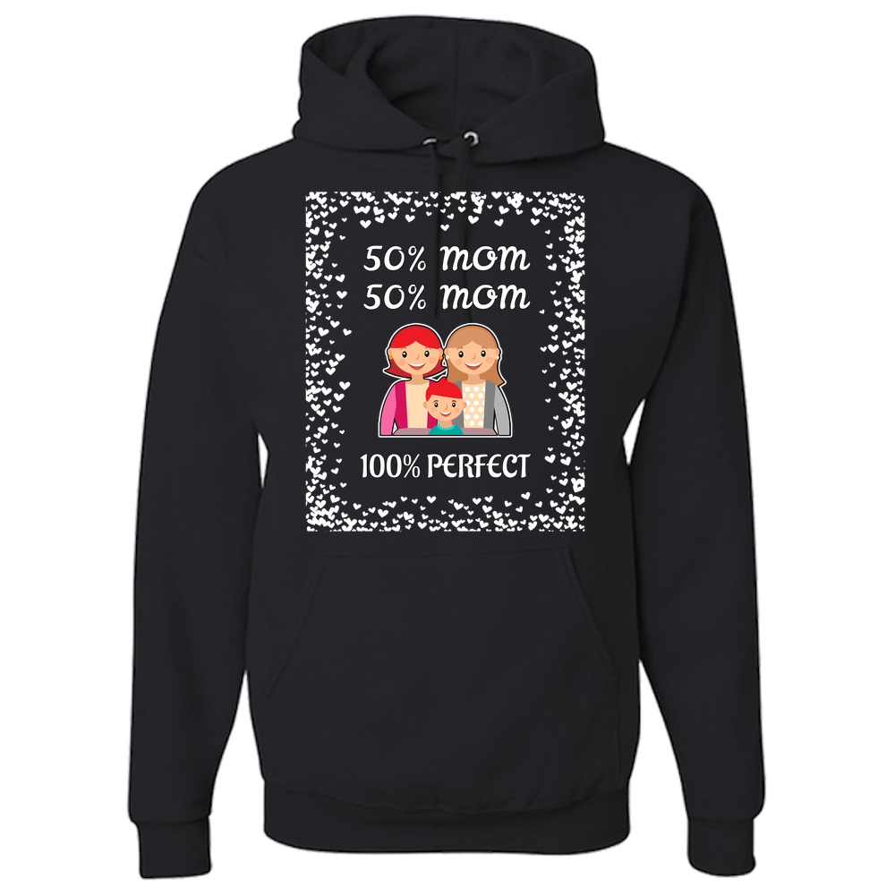 Mom/Mom/Son-Perfect Hoodie