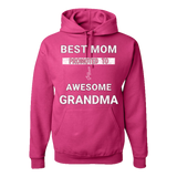 Best Mom Promoted to Awesome Grandma Hoodie