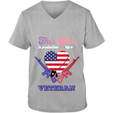 Protected By A Veteran V-Neck