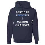 Best Dad Promoted To Awesome Grandpa Hoodie