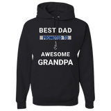 Best Dad Promoted To Awesome Grandpa Hoodie