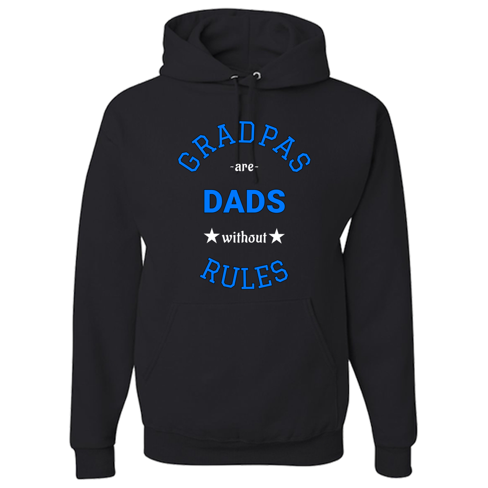 Grandpa No Rules Pull Over Hoodie