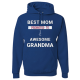 Best Mom Promoted to Awesome Grandma Hoodie