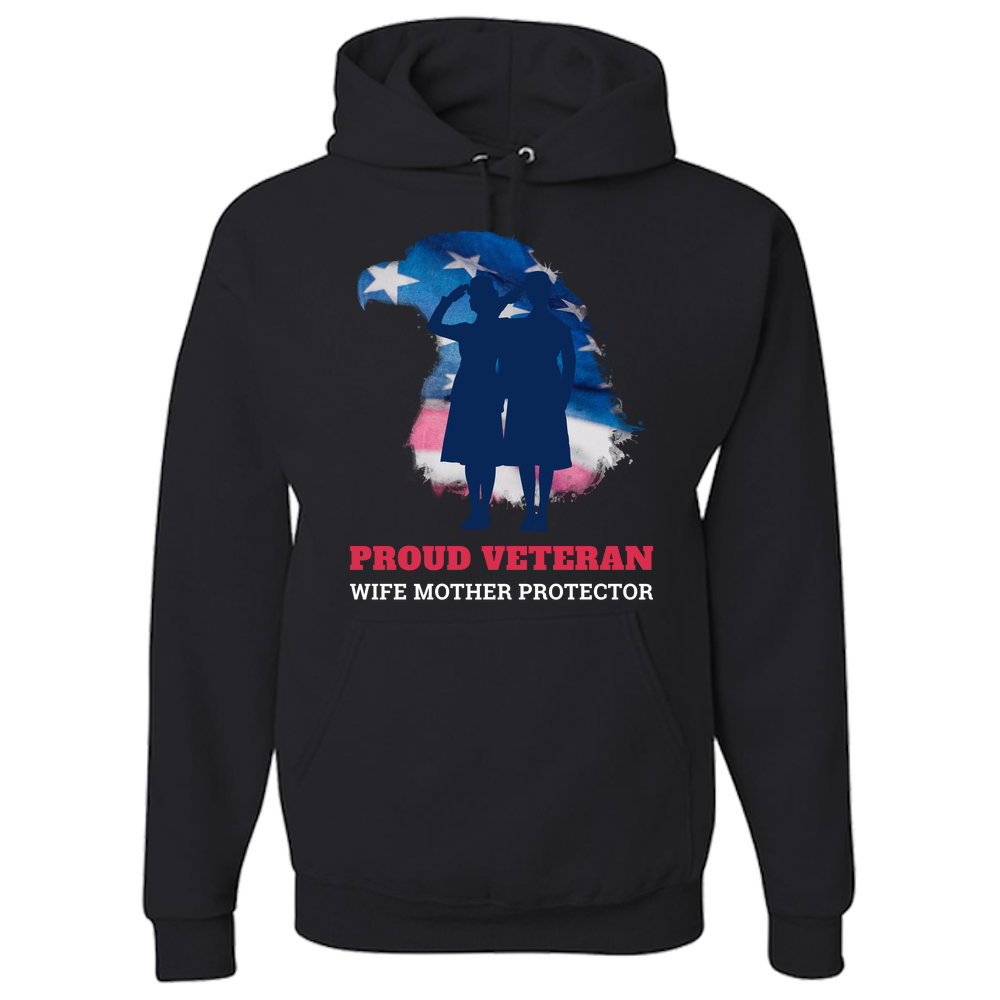 PROUD VETERAN HOODIE - FEMALE