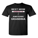 Best Mom Promoted to Awesome Grandma Tee